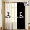 Chanel premium logo luxury window curtain window decor,curtain waterproof with sun block