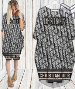 Christian dior batwing pocket dress luxury brand clothing clothes outfit for women hot 2023