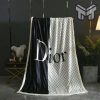 Dior luxury brand premium quilt blanket fleece hot 2023 for home decor