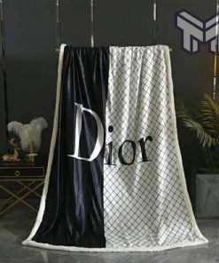 Dior luxury brand premium quilt blanket fleece hot 2023 for home decor