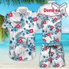 Domino's Tropical Flower Aloha Hawaiian Shirts and short, Summer hawaiian day 3d Hawaii shirt