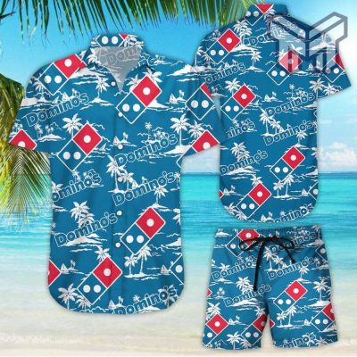 Domino's Tropical Flower Aloha Hawaiian Shirts and short v5, Summer hawaiian day 3d Hawaii shirt