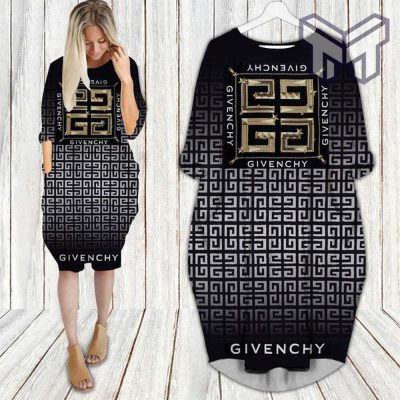 Givenchy black batwing pocket dress luxury clothing clothes outfit for women hot 2023