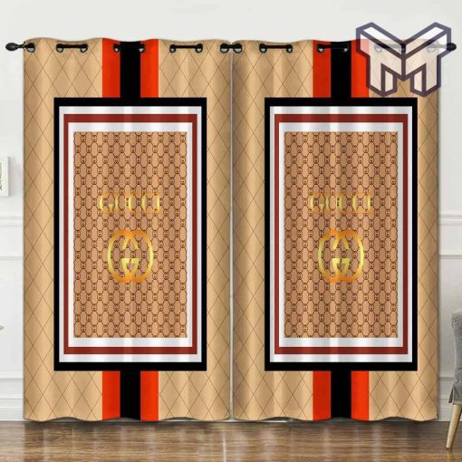 Gucci Golden Luxury Brand Premium Window Curtain waterproof with sun block,curtain waterproof with sun block