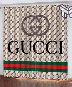 Gucci New Fashion Luxury Brand Window Curtain For Living Room, Luxury Curtain Bedroom For Home Decoration