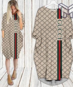 Gucci batwing pocket dress luxury brand clothing clothes outfit for women hot 2023