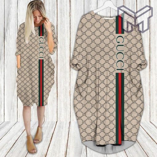 Gucci batwing pocket dress luxury brand clothing clothes outfit for women hot 2023