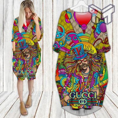 Gucci batwing pocket dress luxury brand clothing clothes outfit for women hot 2023 Type02