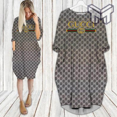 Gucci batwing pocket dress luxury brand clothing clothes outfit for women hot 2023 Type06