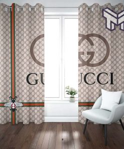 Gucci bee beige luxury fashion window curtain trending 2023 for home decor