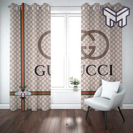 Gucci bee beige luxury fashion window curtain trending 2023 for home decor