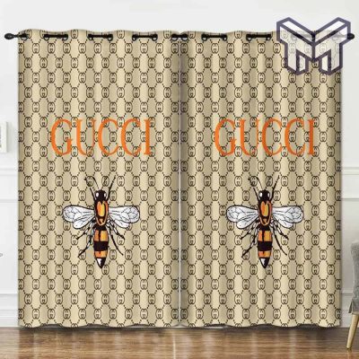 Gucci bee luxury brand premium window curtain window decor,curtain waterproof with sun block