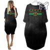 Gucci black batwing pocket dress luxury brand clothing clothes outfit for women hot 2023 Type01