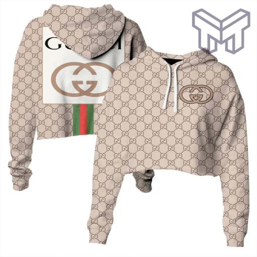 Gucci croptop hoodie for women luxury brand clothing clothes outfit hot 2023