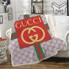 Gucci hot fashion luxury brand fleece blanket comfortable blanket