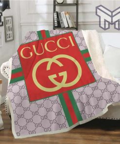 Gucci hot fashion luxury brand fleece blanket comfortable blanket