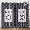 Gucci logo luxury brand premium fashion window curtain window decor,curtain waterproof with sun block