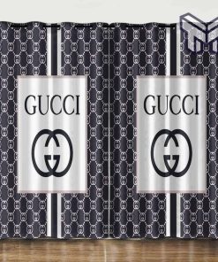 Gucci logo luxury brand premium fashion window curtain window decor,curtain waterproof with sun block