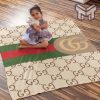 Gucci luxury brand hot logo premium blanket fleece thin blanket to keep warm