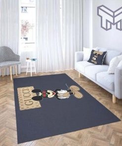 Gucci minnie mouse disney luxury area rug for living room bedroom carpet home decorations mat type 2