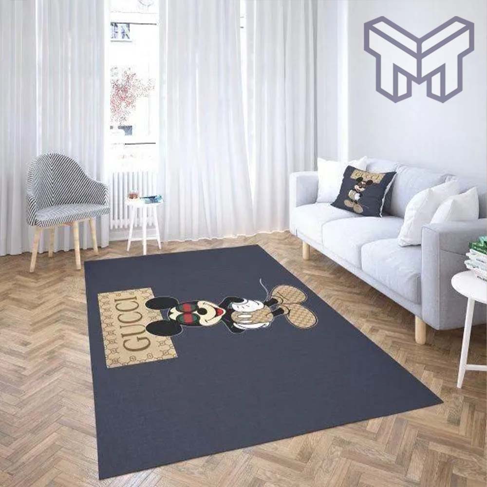 Gucci minnie mouse disney luxury area rug for living room bedroom carpet home decorations mat type 2