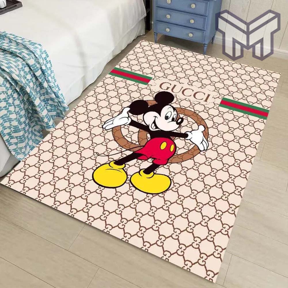 Gucci minnie mouse disney luxury area rug for living room bedroom carpet home decorations mat type 3