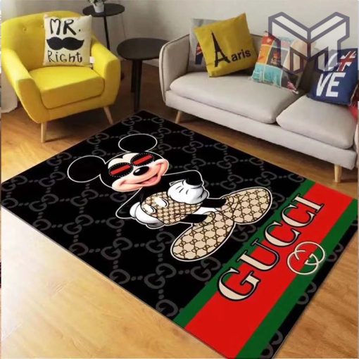 Gucci minnie mouse disney luxury area rug for living room bedroom carpet home decorations mat type 5