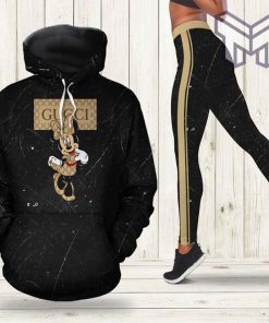 Gucci minnie mouse hoodie leggings for women hot 2023