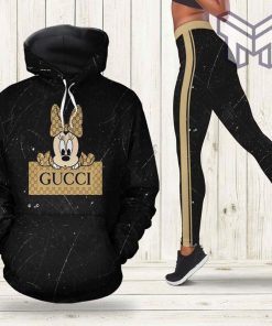 Gucci minnie mouse hoodie leggings for women hot 2023 Type01