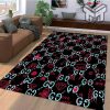 Gucci multicolor luxury area rug for living room bedroom carpet home decorations mat type 1
