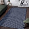 Gucci navy luxury area rug for living room bedroom carpet home decorations mat