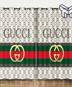 Gucci new logo luxury brand premium fashion window curtain window decor,curtain waterproof with sun block