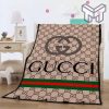 Gucci new luxury brand fleece blanket comfortable blanket