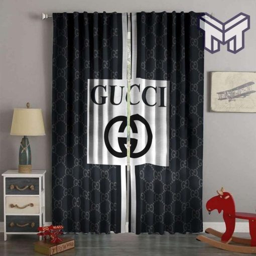 Gucci new luxury brand window curtain living room window decor,curtain waterproof with sun block