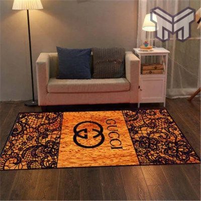 Gucci orange luxury area rug for living room bedroom carpet home decorations mat