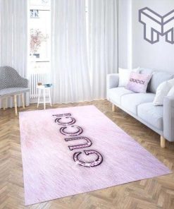 Gucci pink luxury area rug for living room bedroom carpet home decorations mat type 01