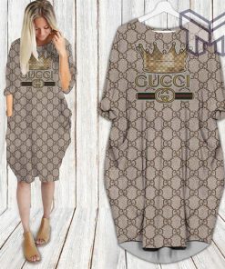 Gucci queen batwing pocket dress luxury brand clothing clothes outfit for women hot 2023