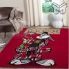 Gucci rabbit snake luxury area rug for living room bedroom carpet home decorations mat