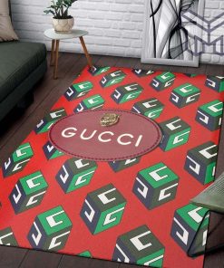 Gucci red luxury area rug for living room bedroom carpet home decorations mat type 03