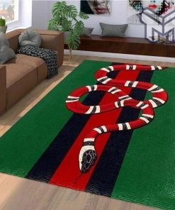 Gucci red snake luxury area rug for living room bedroom carpet home decorations mat type 3