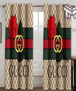 Gucci roses luxury window curtain curtain for child bedroom living room window decor,curtain waterproof with sun block