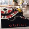 Gucci snake luxury area rug for living room bedroom carpet home decorations mat type 12