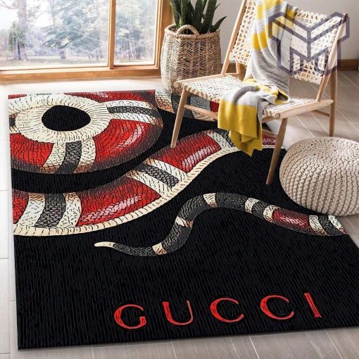 Gucci snake luxury area rug for living room bedroom carpet home decorations mat type 12