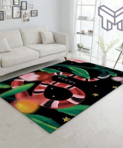 Gucci snake luxury area rug for living room bedroom carpet home decorations mat type 13