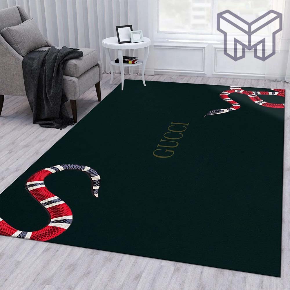 Gucci snake luxury area rug for living room bedroom carpet home decorations mat type 14
