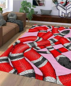 Gucci snake luxury area rug for living room bedroom carpet home decorations mat type 16
