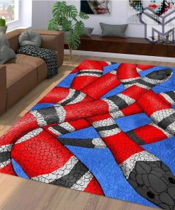 Gucci snake luxury area rug for living room bedroom carpet home decorations mat type 17