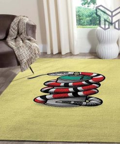 Gucci snake luxury area rug for living room bedroom carpet home decorations mat type 18
