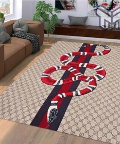 Gucci snake luxury area rug for living room bedroom carpet home decorations mat type 19