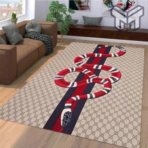 Gucci snake luxury area rug for living room bedroom carpet home decorations mat type 19
